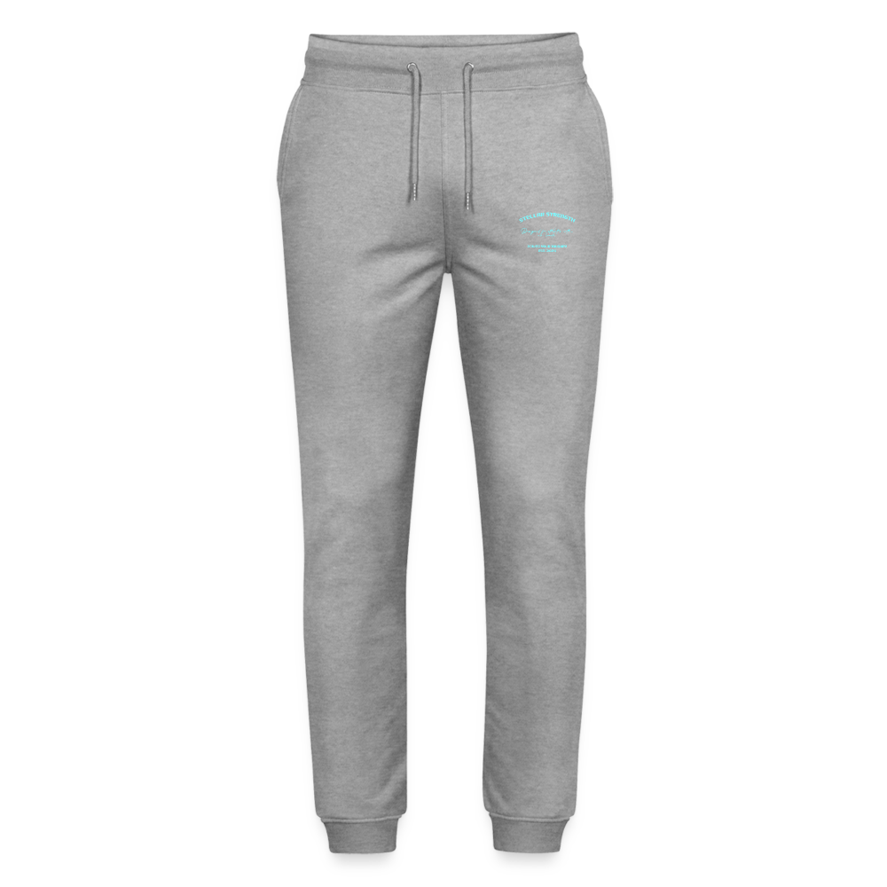 Stellar strength platinum edition joggers blue - heather grey