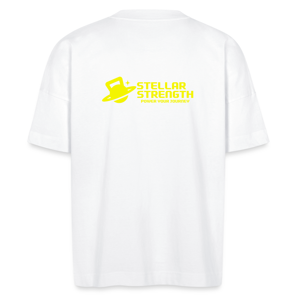 Stellar strength original oversize T-shirt yellow - white