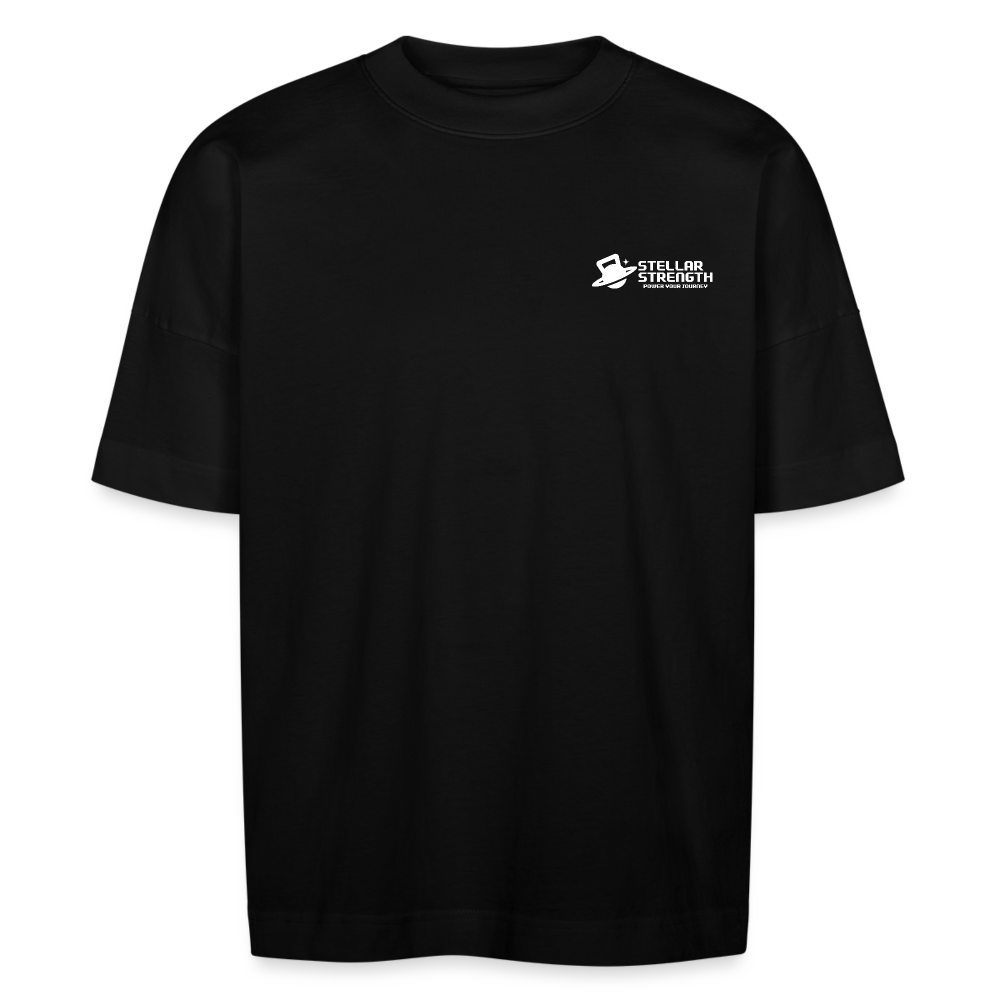 Stellar strength Flex oversize organic T-shirt - black