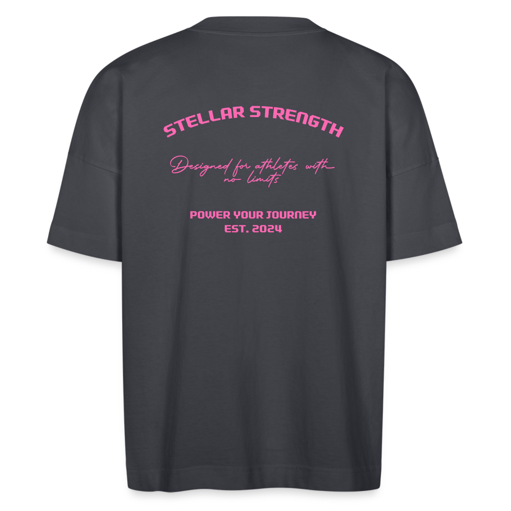 stellar strength platinum edition oversized T-shirt pink - indigo blue