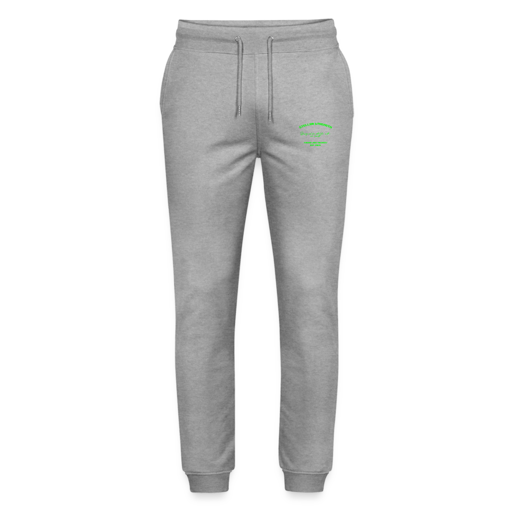 Stellar strength platinum edition joggers green - heather grey