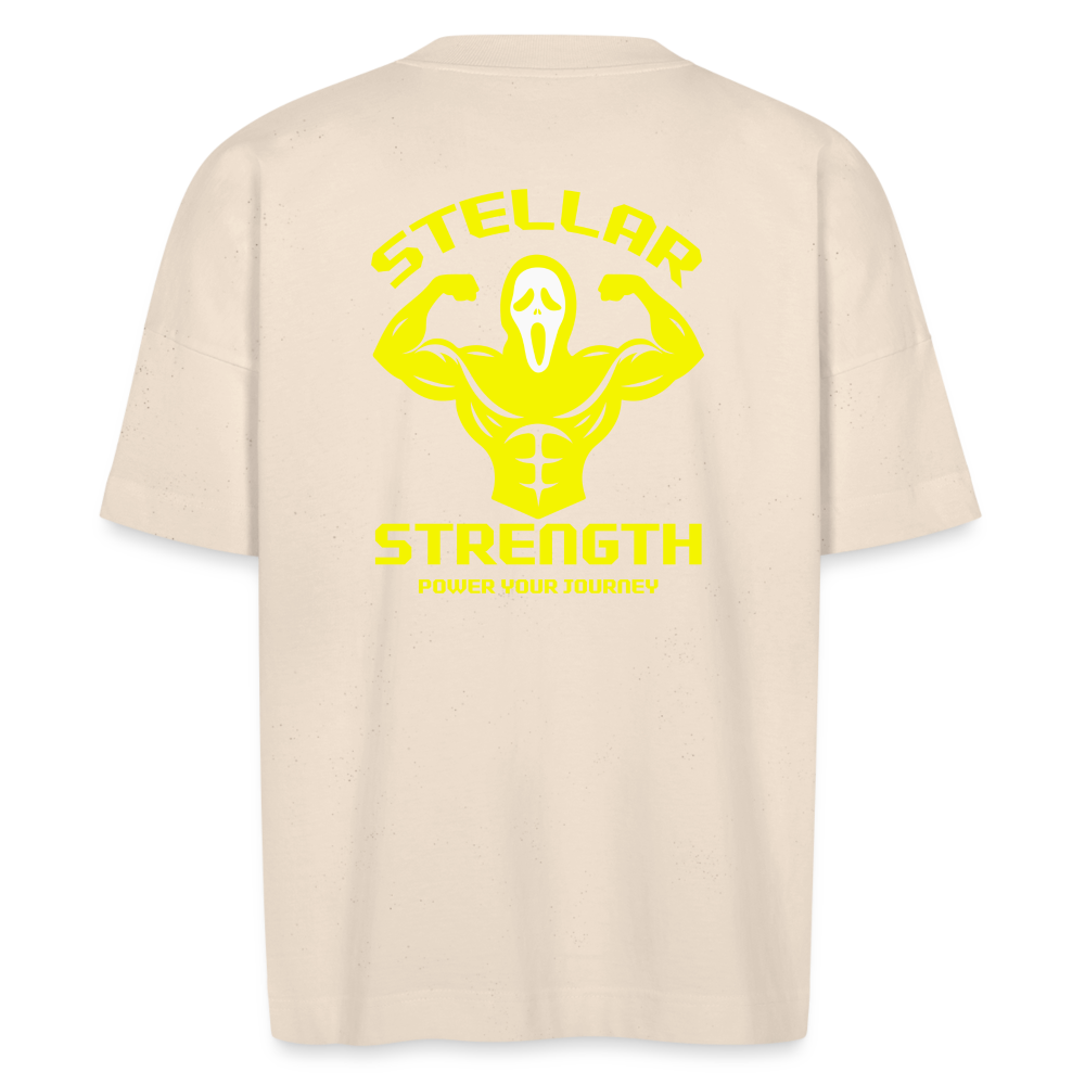 Stellar strength Flex oversize organic T-shirt - natural raw