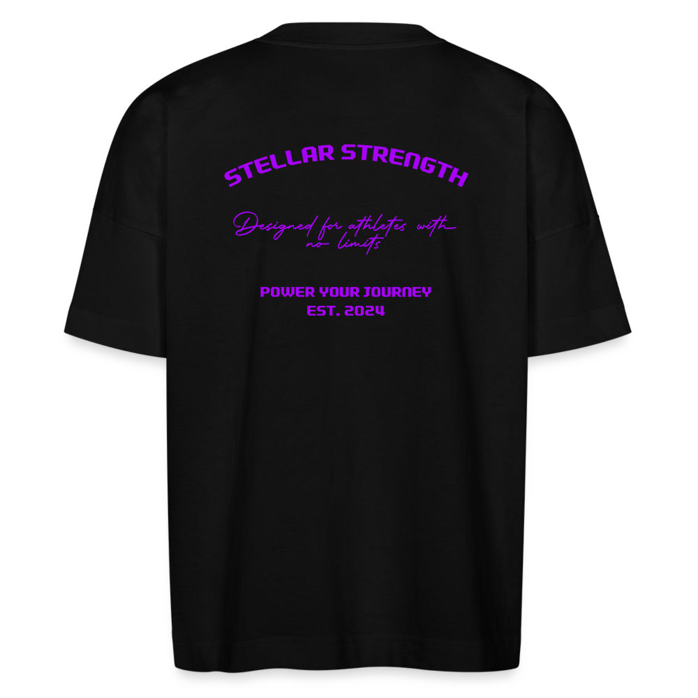 stellar strength platinum edition oversized T-shirt violet - black