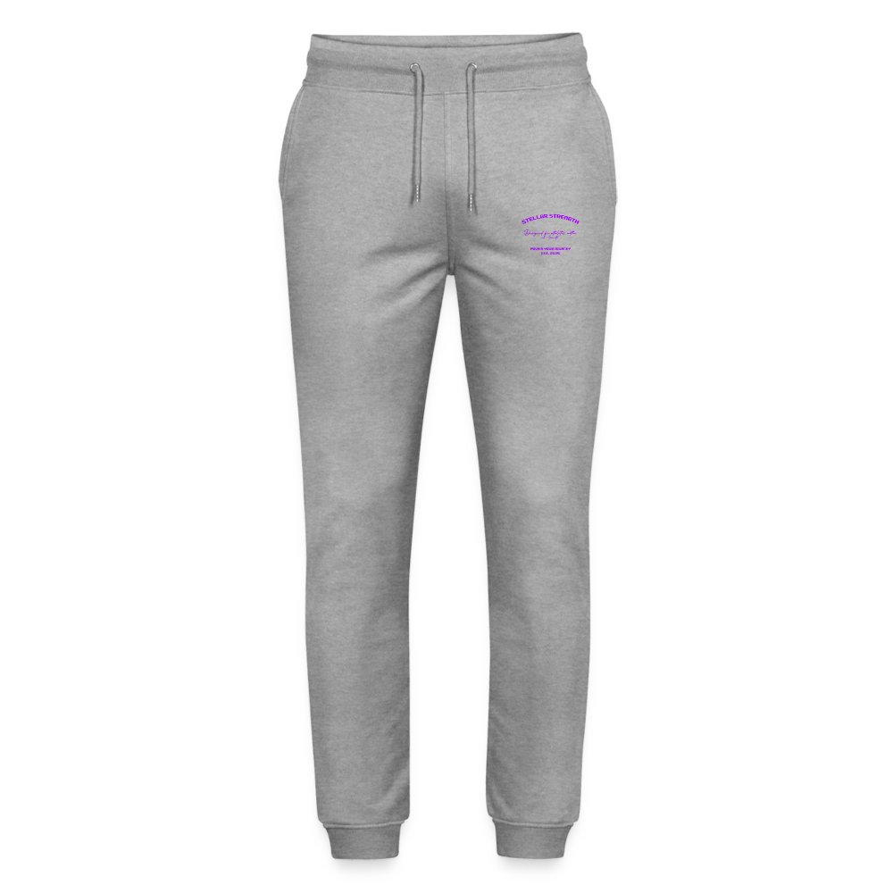 Stellar strength platinum edition joggers violet - heather grey