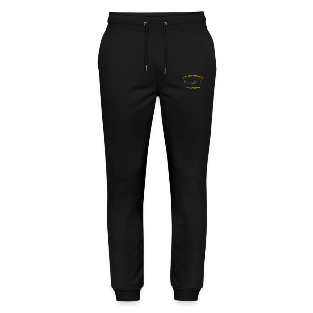 Stellar strength platinum edition joggers gold - black